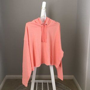 Cropped Fleece Hoodie